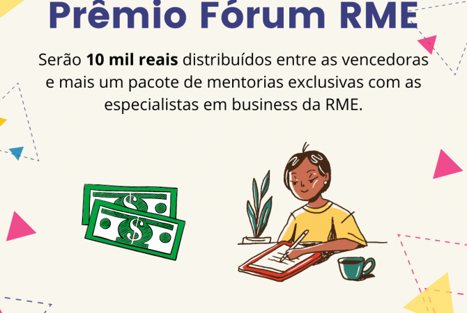 Prêmio Fórum RME vai distribuir 10 mil reais