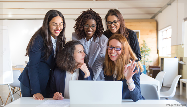 Mulheres em cargos de liderança