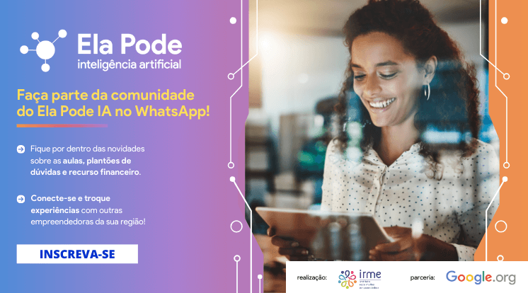 Imagem sobre o projeto Ela Pode IA