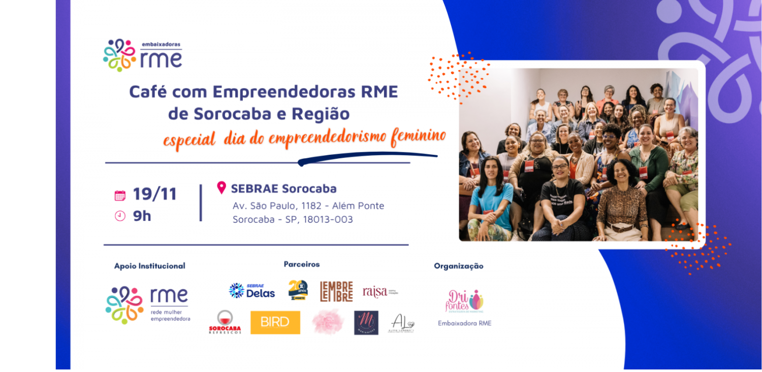 Café com Empreendedoras RME de Sorocaba e região