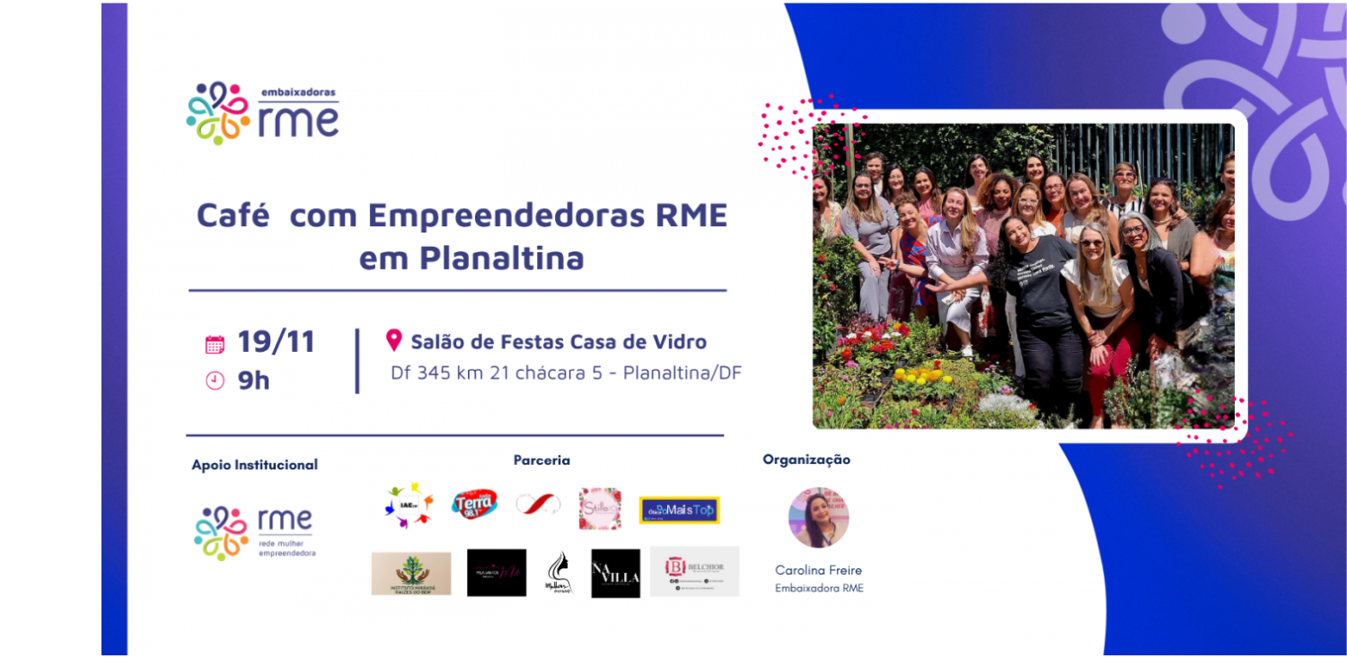 Café com Empreendedoras RME em Planaltina