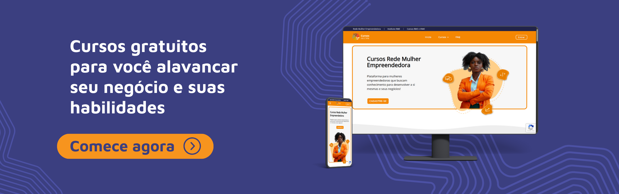 Banner sobre o projeto Potência Feminina