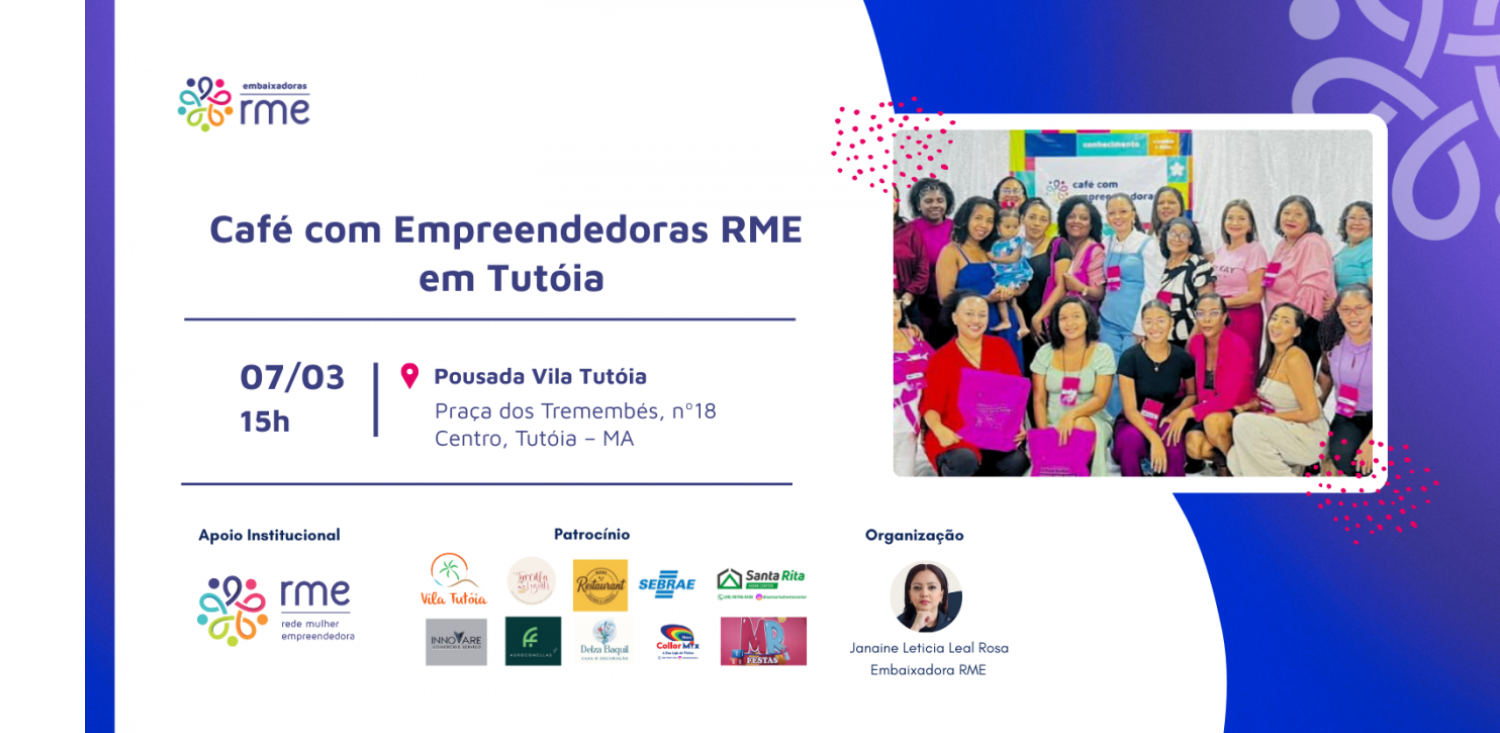 Café com Empreendedoras RME em Tutóia