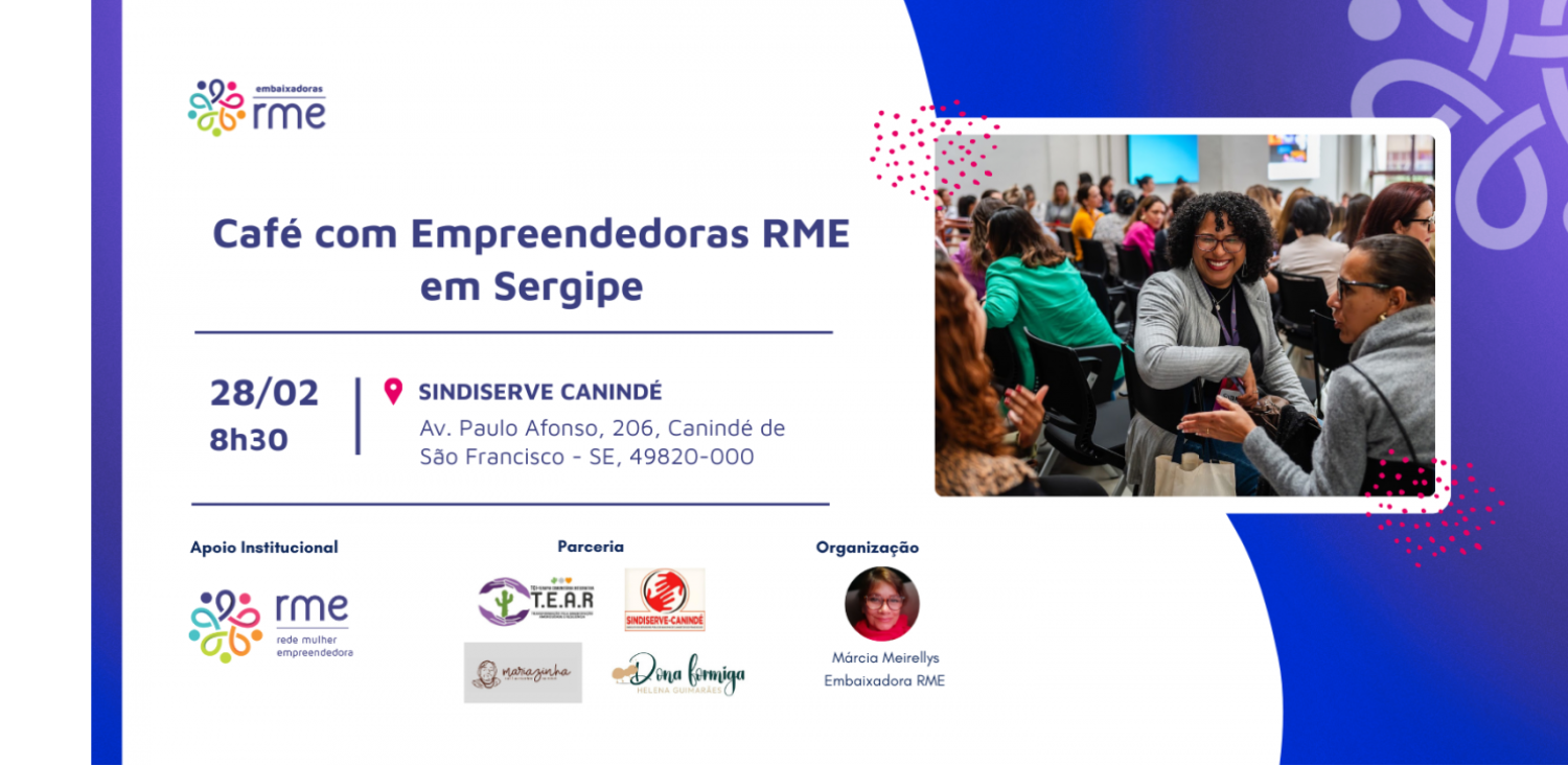 Café com Empreendedoras RME em Sergipe