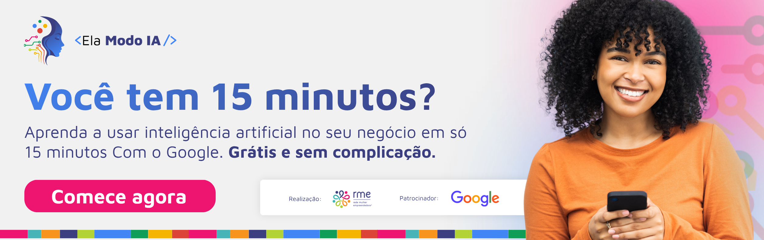Banner sobre o programa RME Acelera